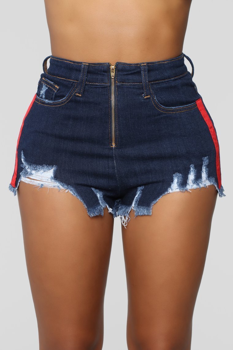 Good Intentions Denim Shorts - Dark Denim - jameswhite001