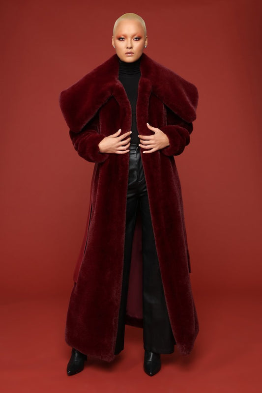 Got It Like That Coat - Burgundy - jameswhite001