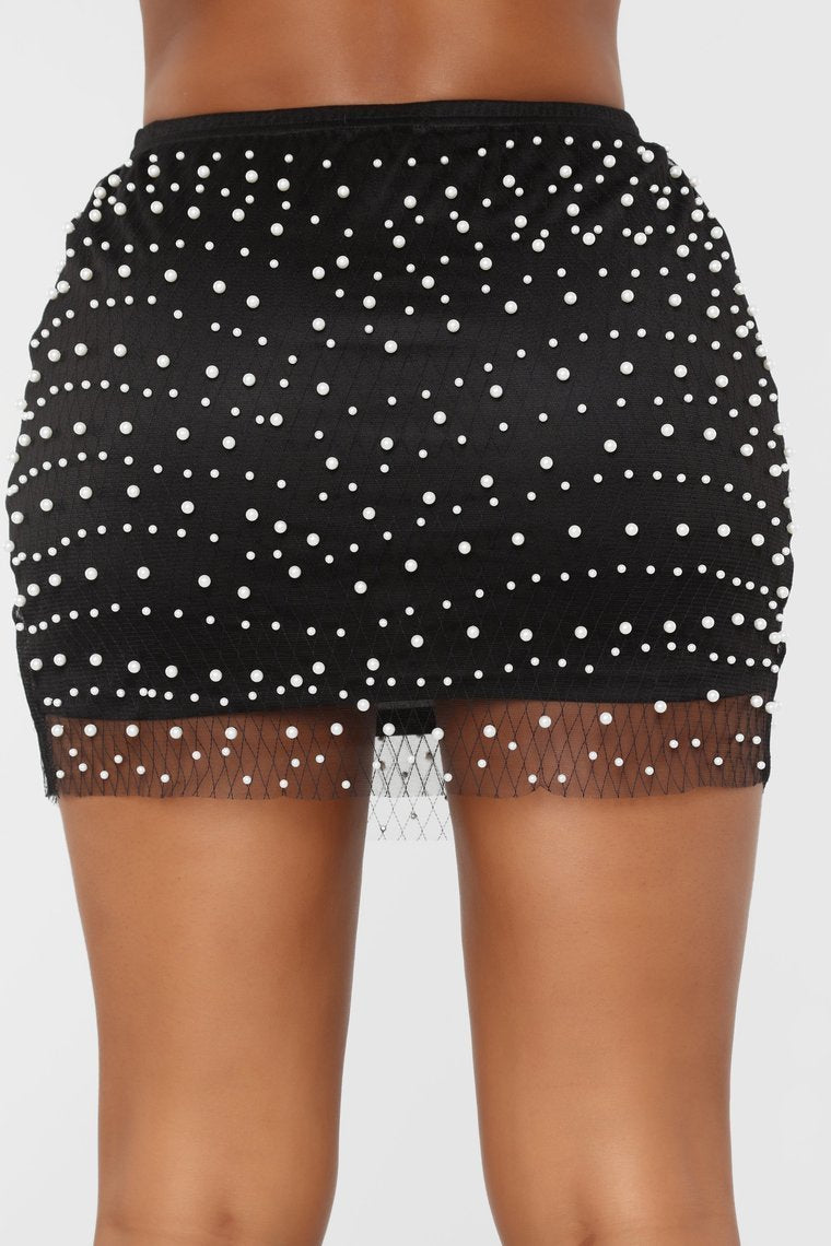 Got Something On My Mind Skirt Set - Black - jameswhite001