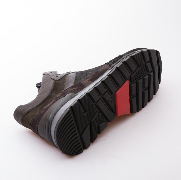 GREGORY - KHAKI & BLACK - WAXY SUEDE & LEATHER - jameswhite001