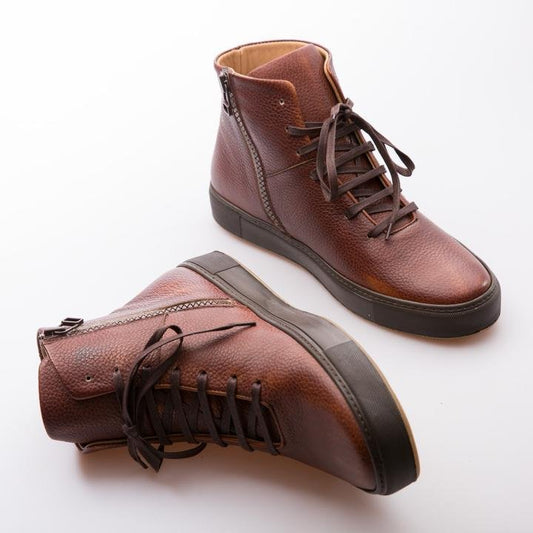 HAMMER - TOBACCO - CALF GRAIN LEATHER - jameswhite001