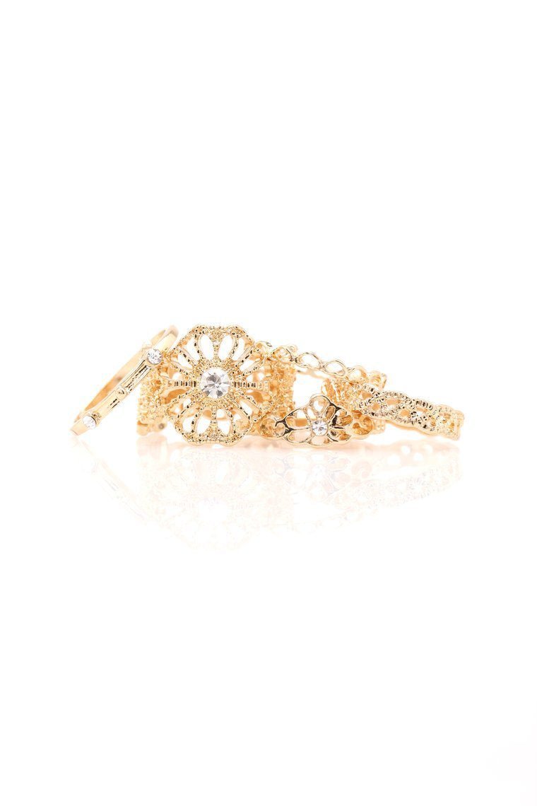 Hand It To You Ring Set - Gold - jameswhite001