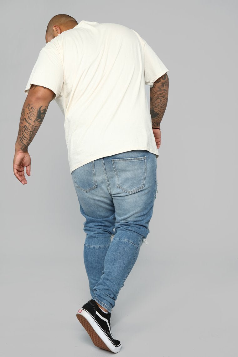 Herse Skinny Jeans - MediumBlueWash - jameswhite001