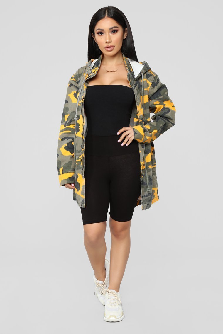 Hide And Play Jacket - Yellow Camo - jameswhite001