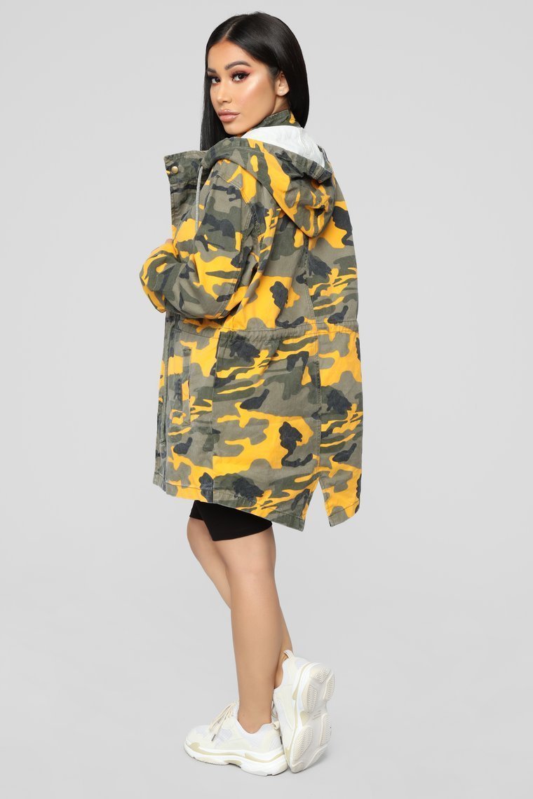 Hide And Play Jacket - Yellow Camo - jameswhite001