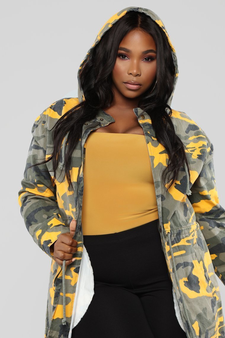Hide And Play Jacket - Yellow Camo - jameswhite001