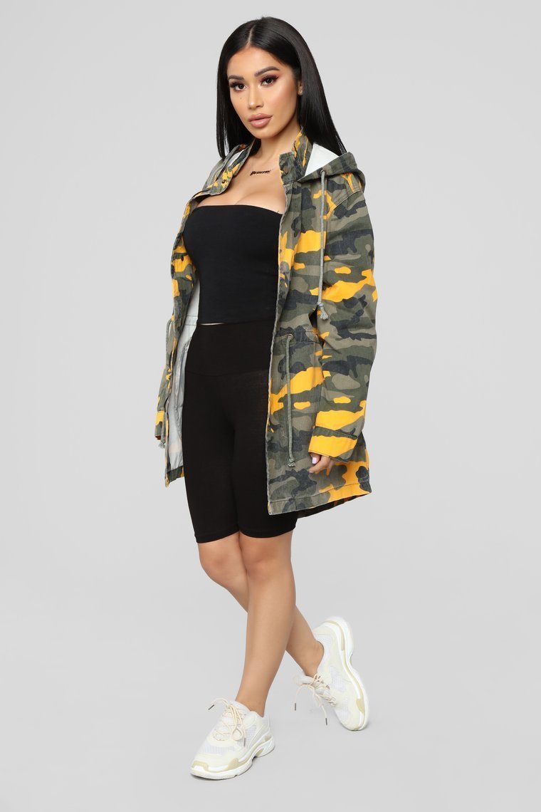 Hide And Play Jacket - Yellow Camo - jameswhite001