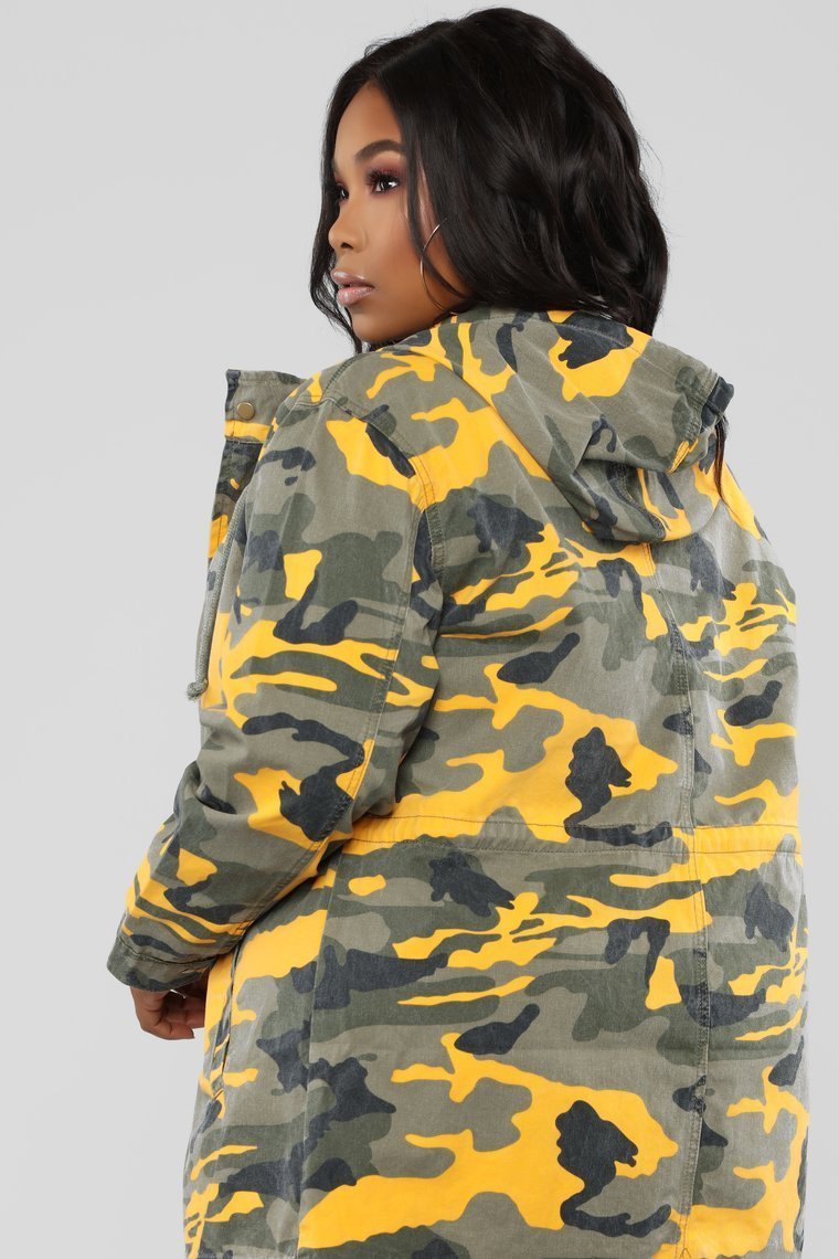 Hide And Play Jacket - Yellow Camo - jameswhite001