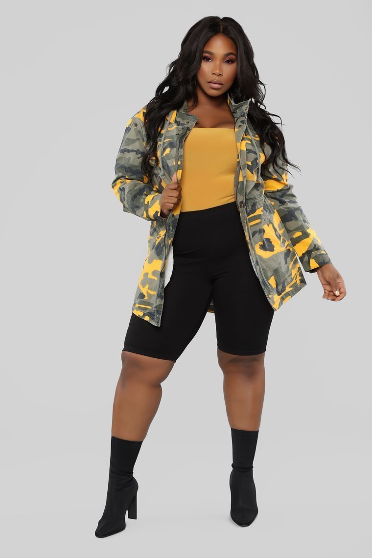 Hide And Play Jacket - Yellow Camo - jameswhite001