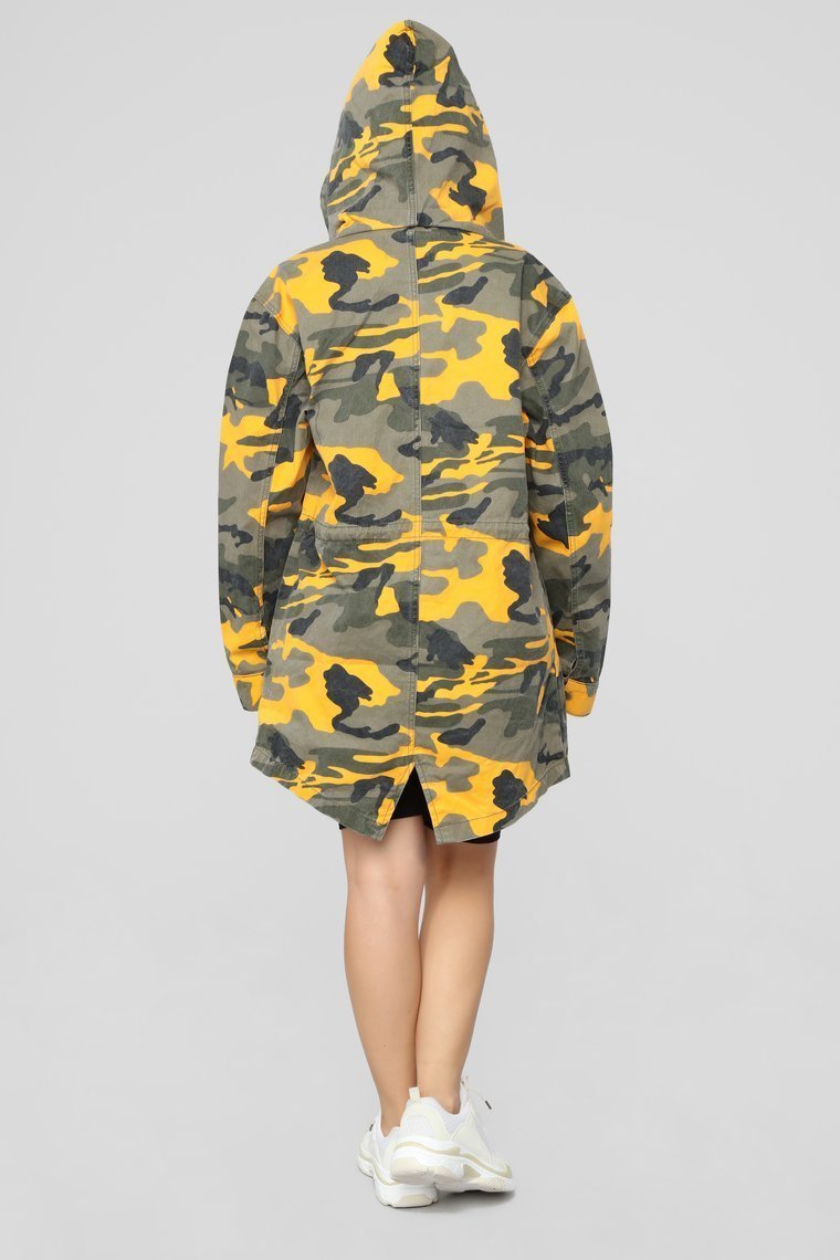Hide And Play Jacket - Yellow Camo - jameswhite001