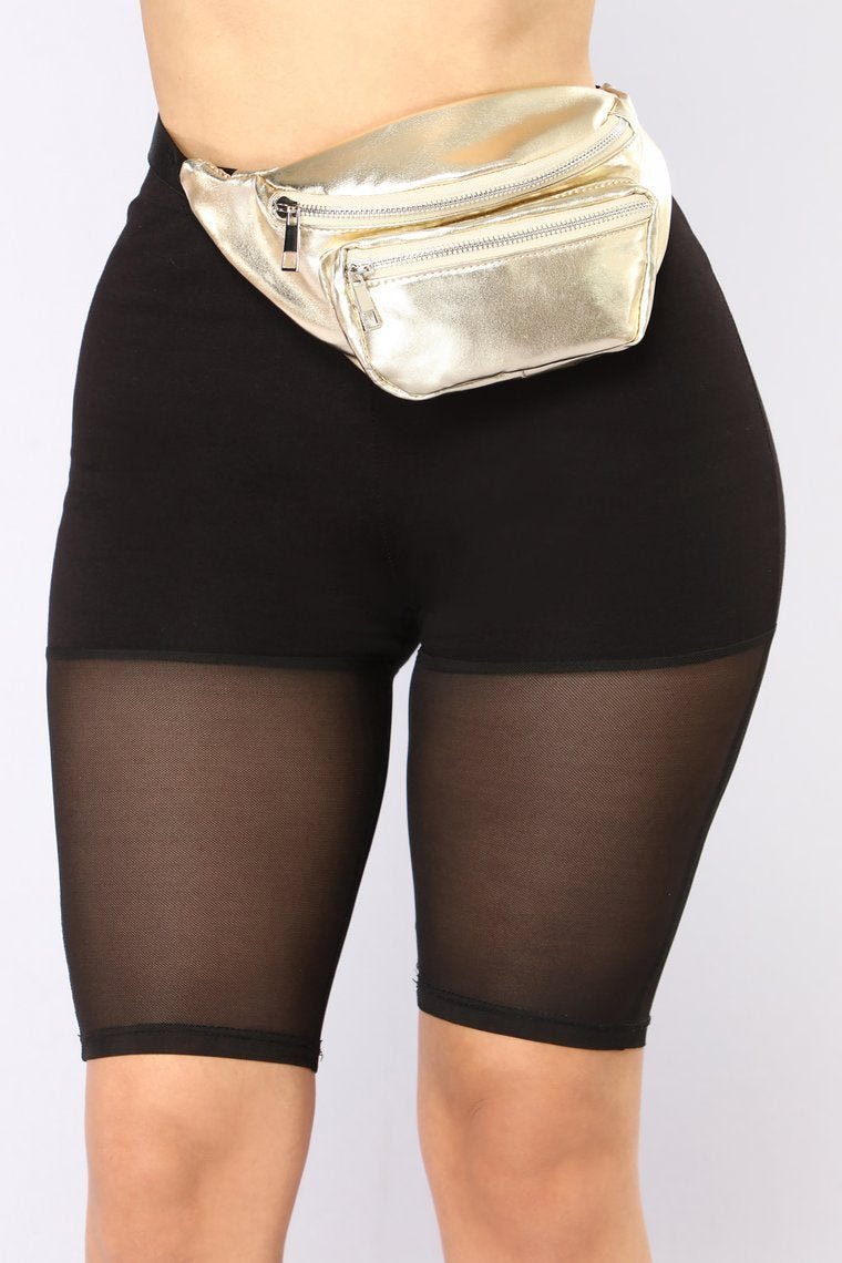 Hold My Gold Fanny Pack - Gold - jameswhite001