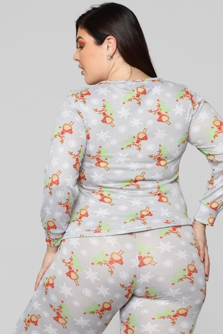 Holly Jolly PJ Set - Grey - jameswhite001