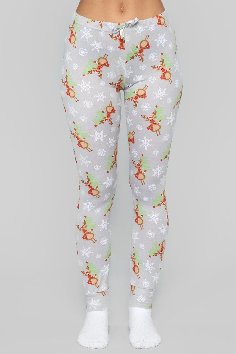 Holly Jolly PJ Set - Grey - jameswhite001