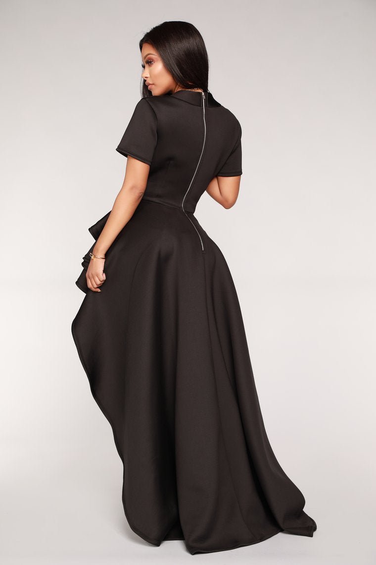 Hollywood Asymmetrical Top II - Black - jameswhite001