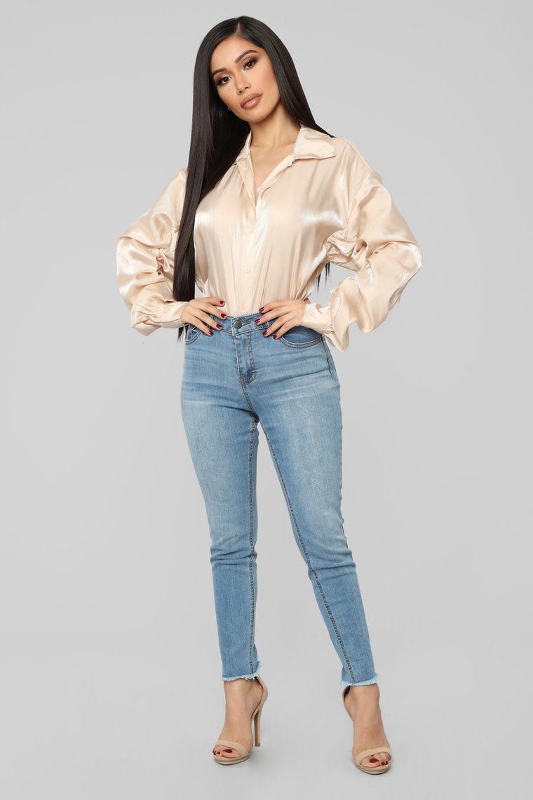 Hollywood Blouse - Nude - jameswhite001