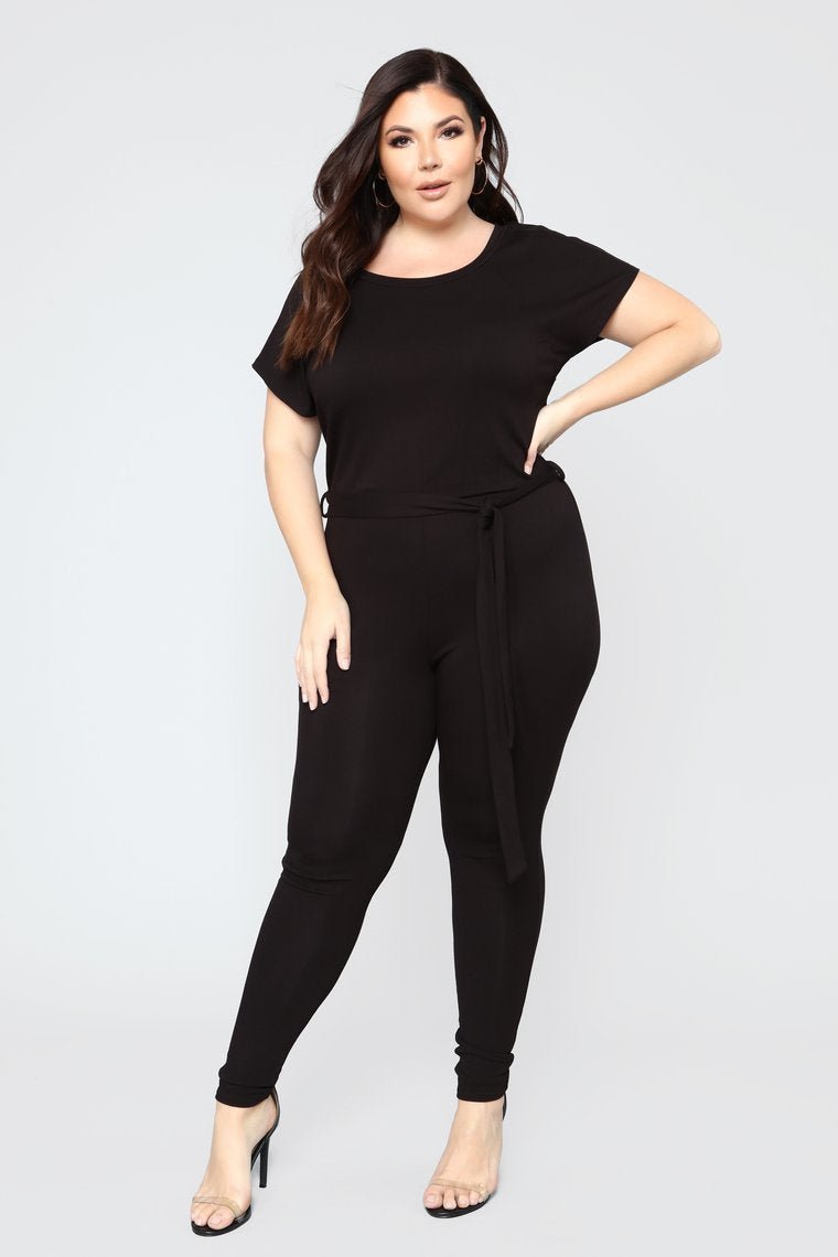Hug Me Tight Jumpsuit - Black - jameswhite001