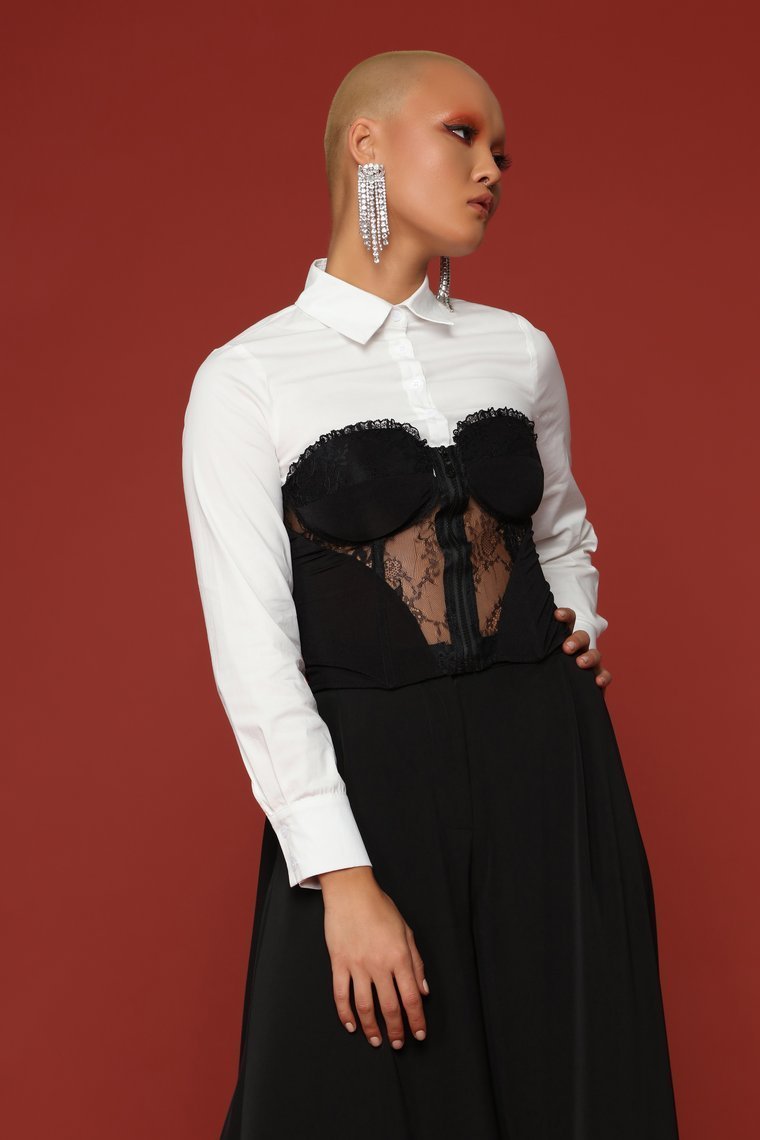 I Do What I Like Wide Leg Pant - Black - jameswhite001