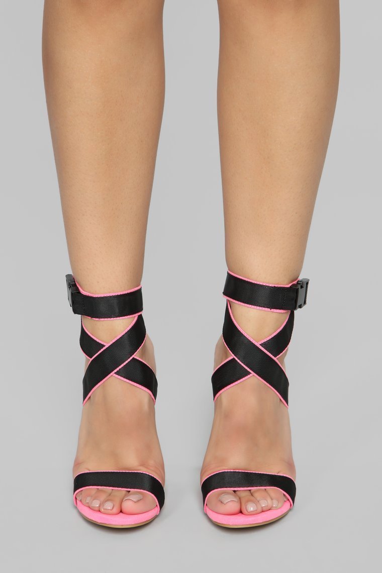 I Don't Mind Heeled Sandal - Pink - jameswhite001