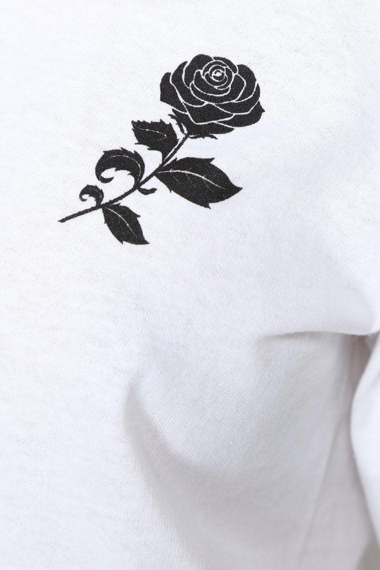 I Know I'm Complicated LS Top - White - jameswhite001