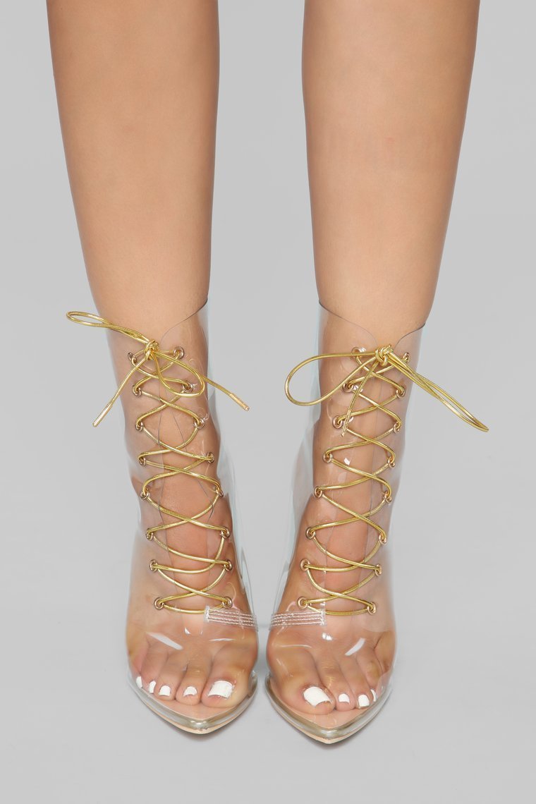 I Said Never Bootie - Clear - jameswhite001