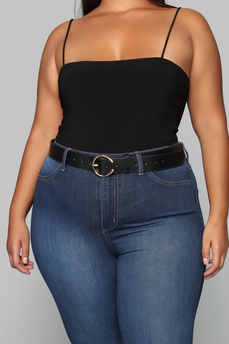 I'll C U Later Belt - Black/Gold - jameswhite001