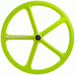 700C Aerospoke - Avant vert citron