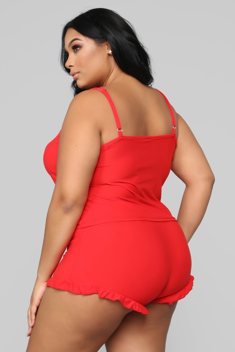 In Your Dreams PJ Set - Red - jameswhite001