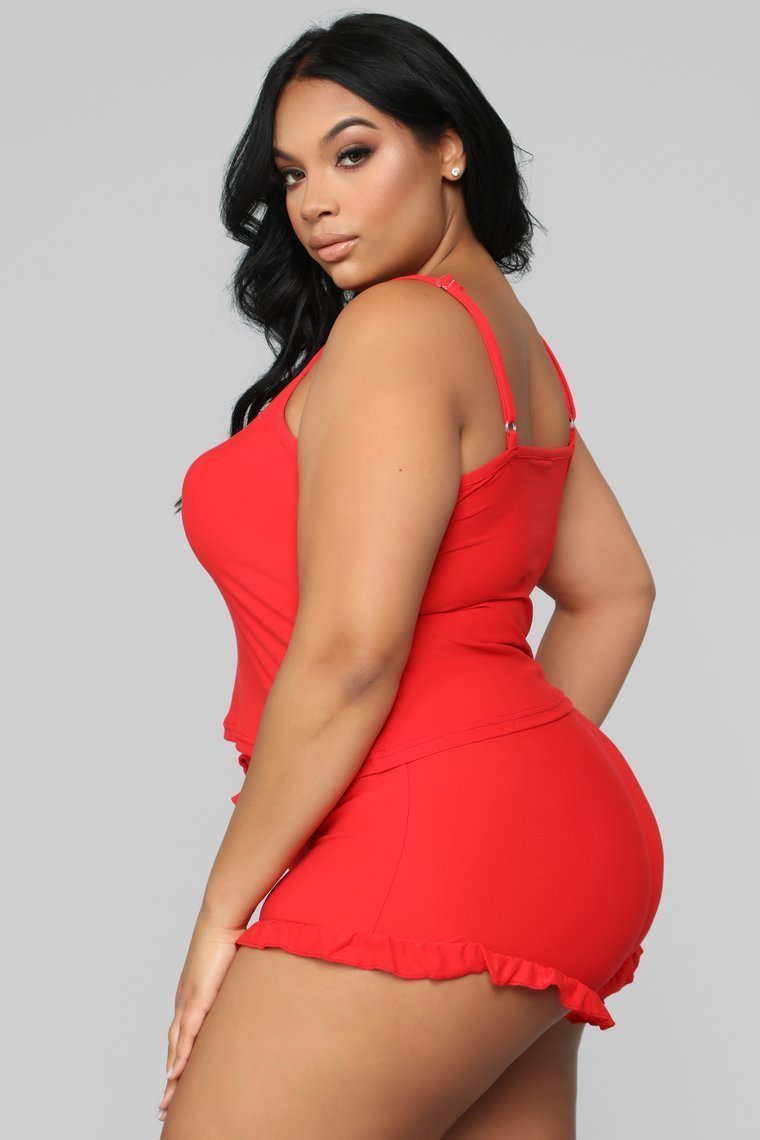 In Your Dreams PJ Set - Red - jameswhite001