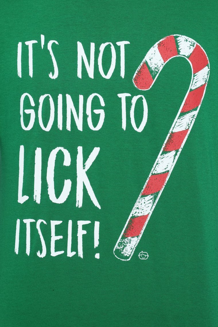 It's Not Going To Lick It Self Short Sleeve Tee - Green - jameswhite001