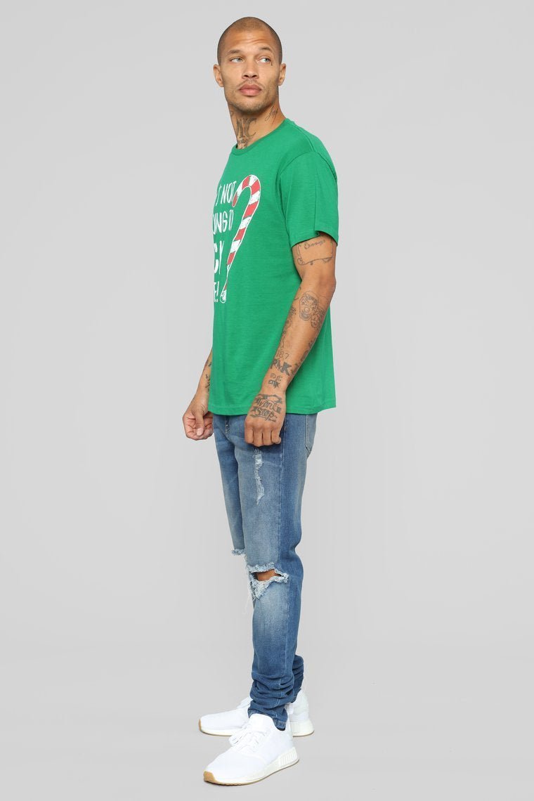 It's Not Going To Lick It Self Short Sleeve Tee - Green - jameswhite001