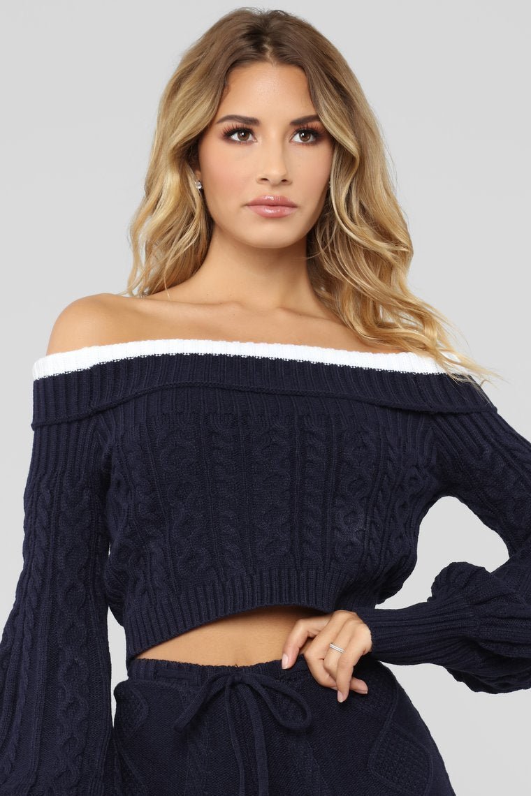 It's Only You Short Set - Navy - jameswhite001