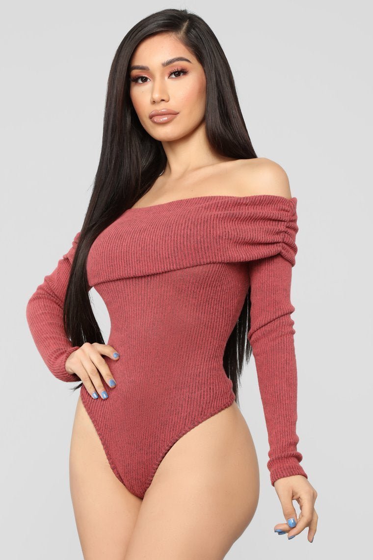 It's Time Bodysuit - Rust - jameswhite001