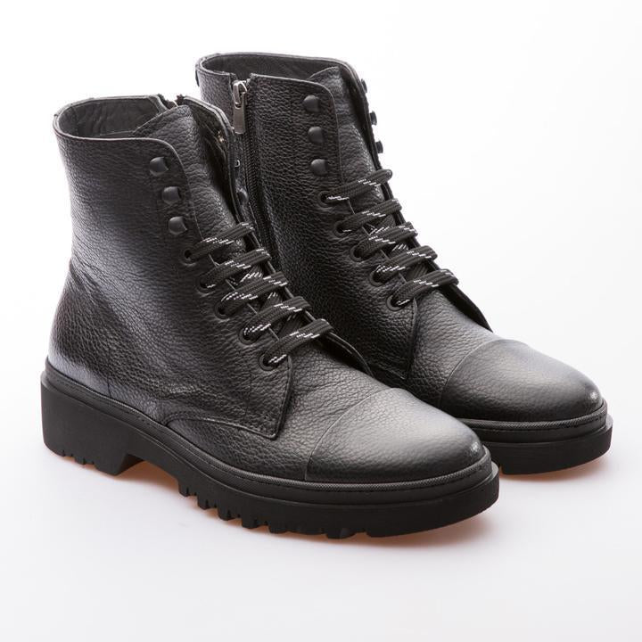 IVAN - BLACK - CALF GRAIN LEATHER - jameswhite001