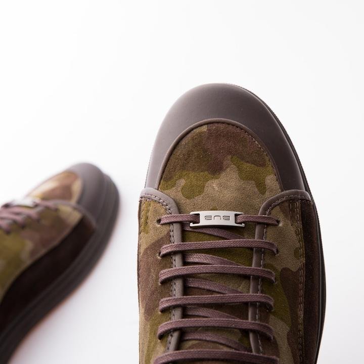 JERIAH - KHAKI & BROWN - SUEDE & CALF LEATHER - jameswhite001