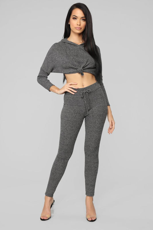 Jet Set Diaries Ribbed Set - Black - jameswhite001