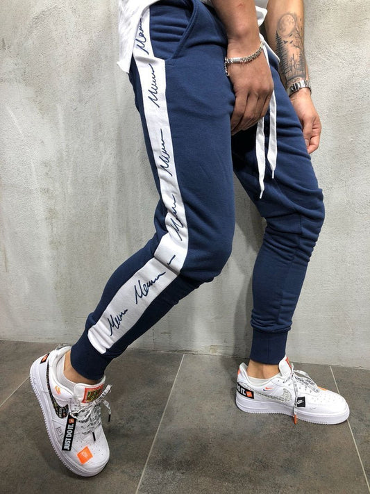 JOGGER SWEATPANTS SIDE STRIPES 3998 - jameswhite001