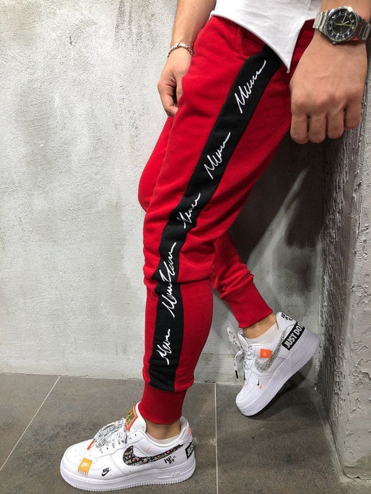 JOGGER SWEATPANTS SIDE STRIPES 4000 - jameswhite001