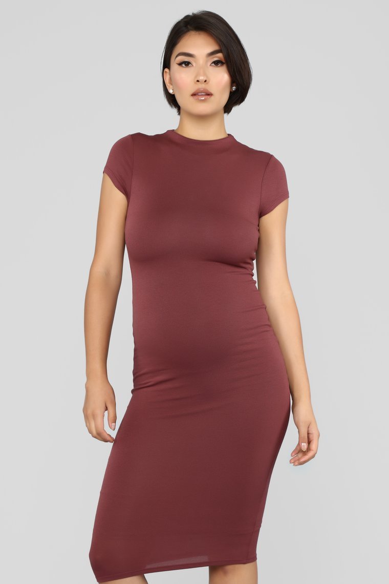 Jojo Dress - Red Brown - jameswhite001