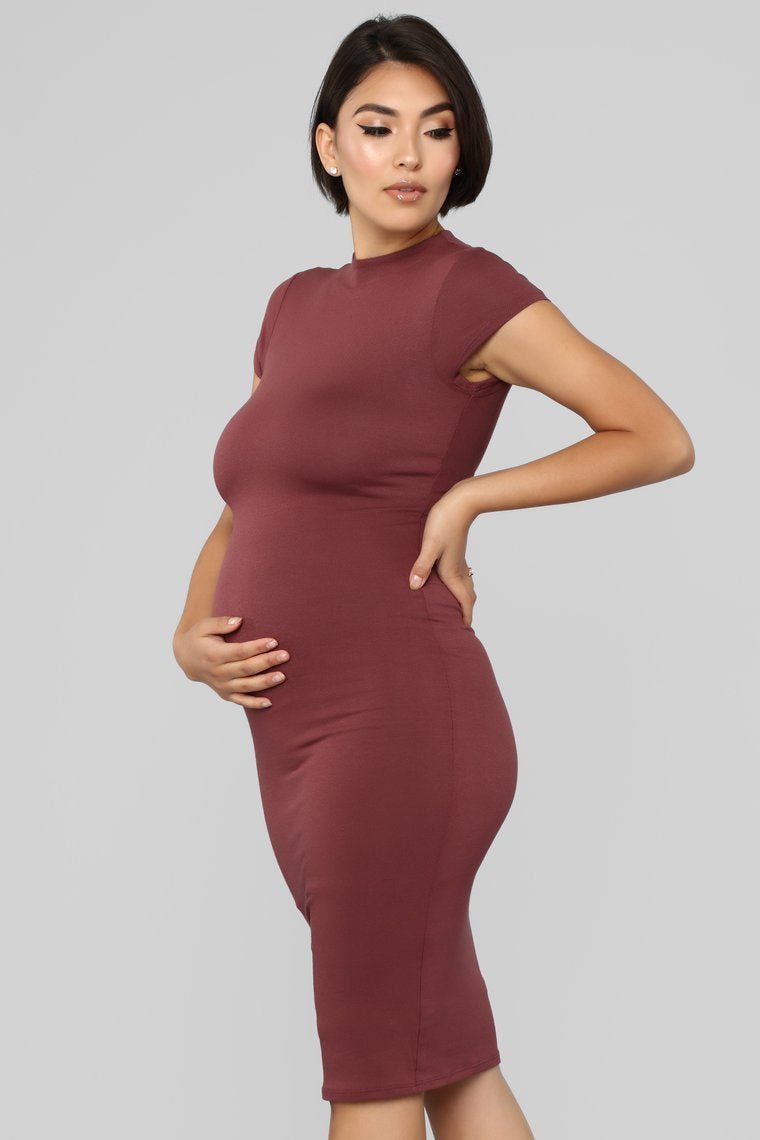 Jojo Dress - Red Brown - jameswhite001