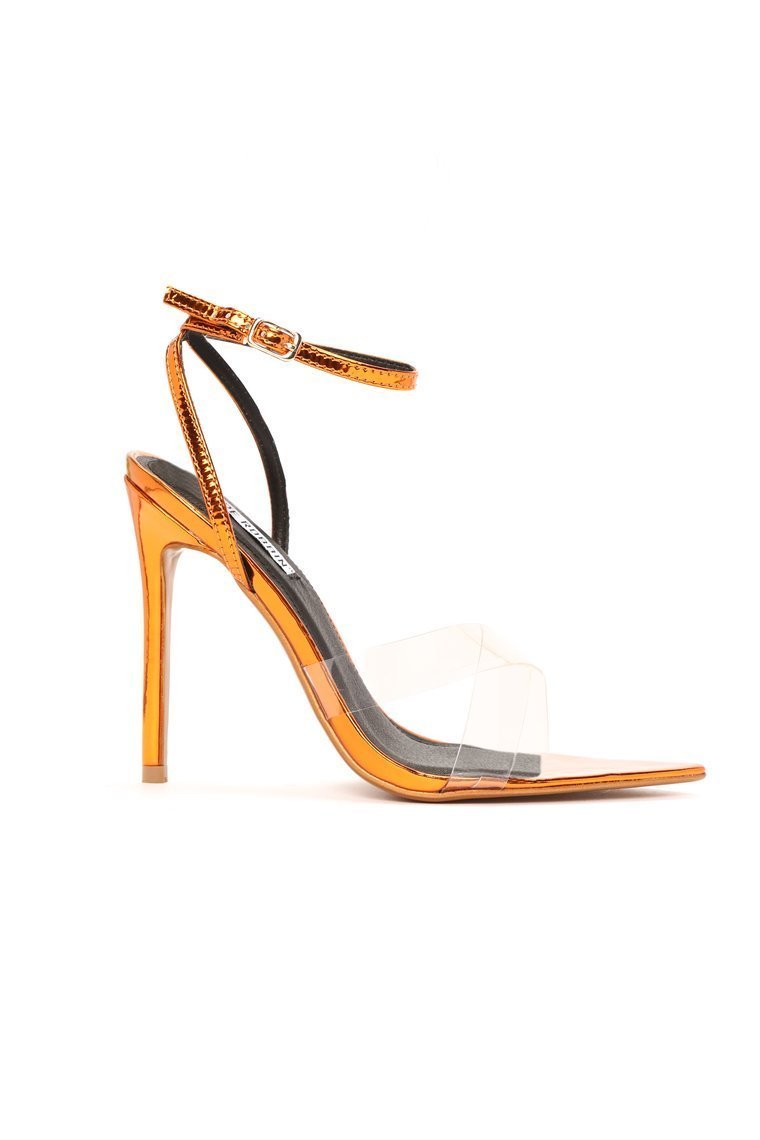 Judgement Free Heeled Sandal - Orange - jameswhite001