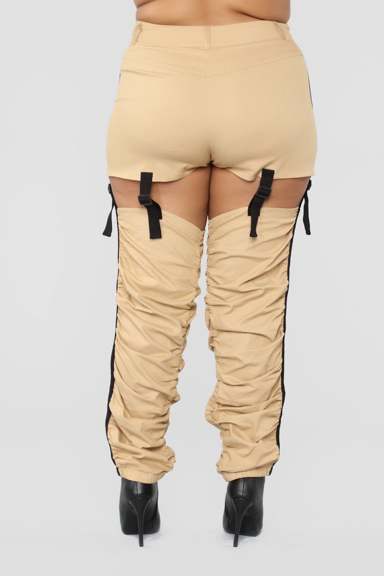 Just A Little Bit Cargo Pants - Khaki - jameswhite001