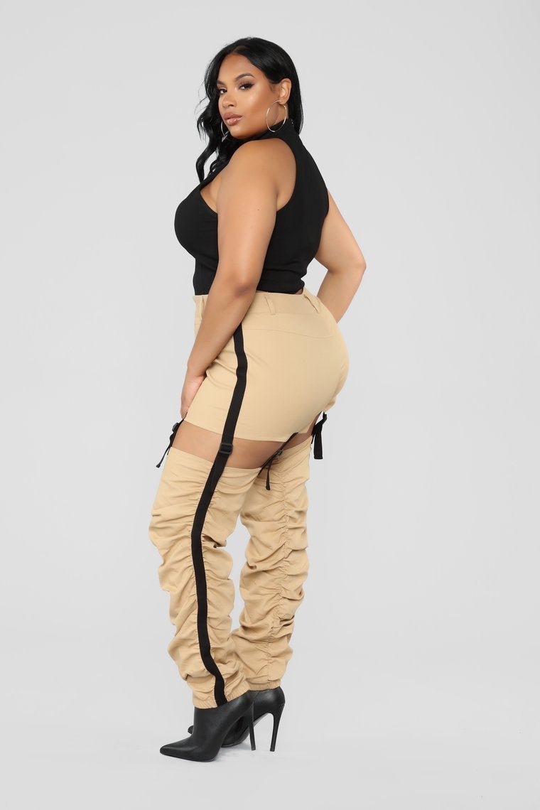 Just A Little Bit Cargo Pants - Khaki - jameswhite001