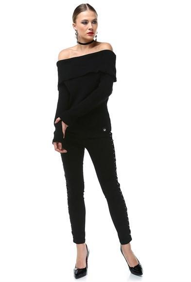 Kadın Şal Yaka Kazak - jameswhite001