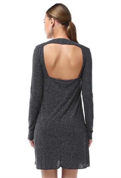 Kadın Sırtı Açık Elbise - jameswhite001