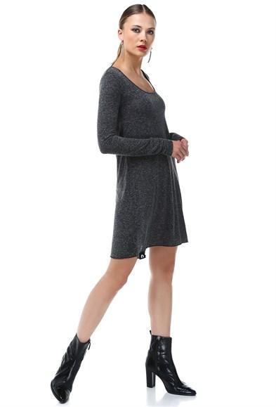 Kadın Sırtı Açık Elbise - jameswhite001