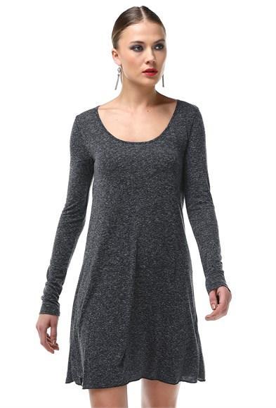 Kadın Sırtı Açık Elbise - jameswhite001