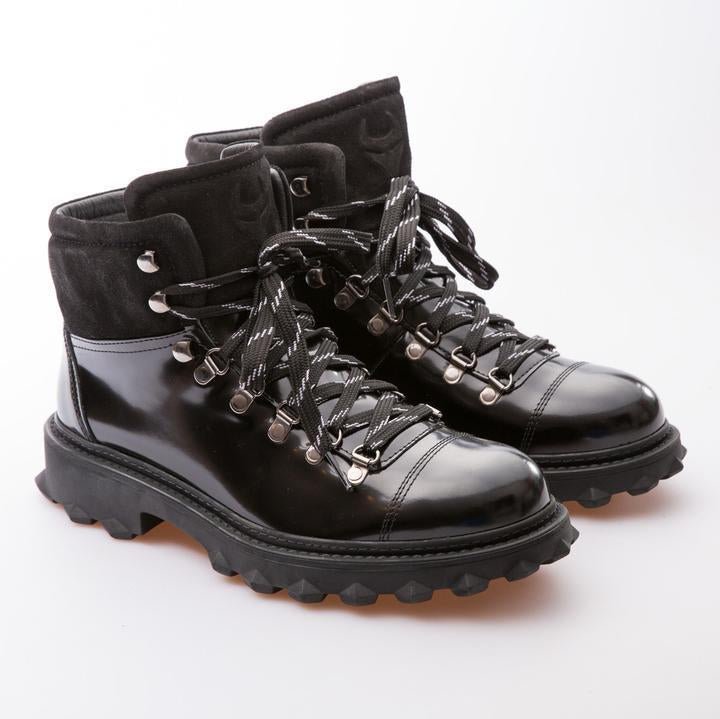 KANYE - BLACK - CALF LACK LEATHER - jameswhite001