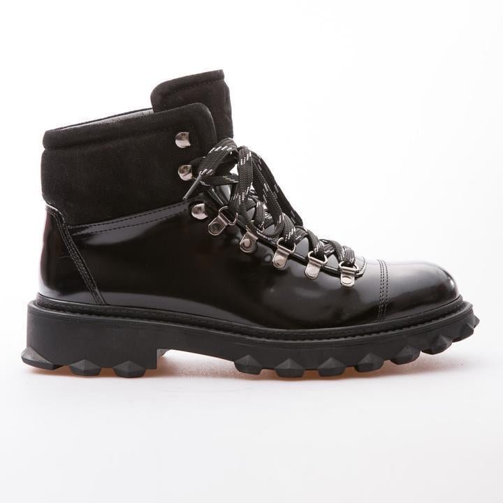 KANYE - BLACK - CALF LACK LEATHER - jameswhite001