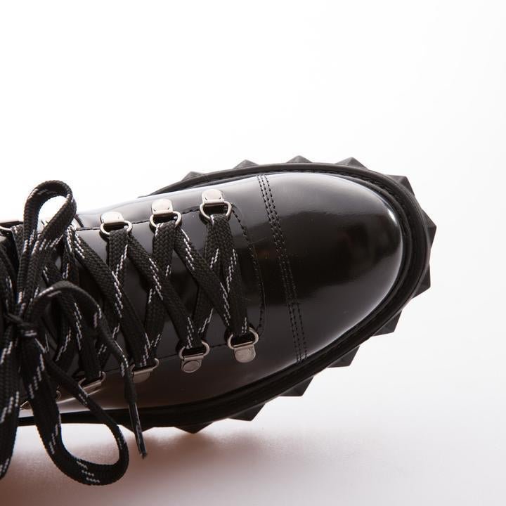 KANYE - BLACK - CALF LACK LEATHER - jameswhite001