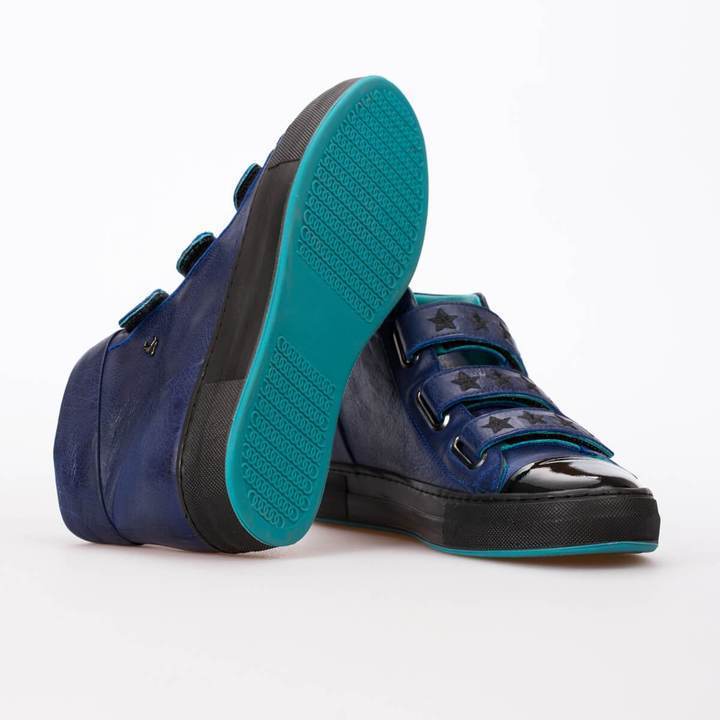 KATY – LEATHER PARLIAMENT BLUE - jameswhite001